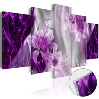 Slika na akrilnom staklu Purple Utopia [Glass] 200x100
